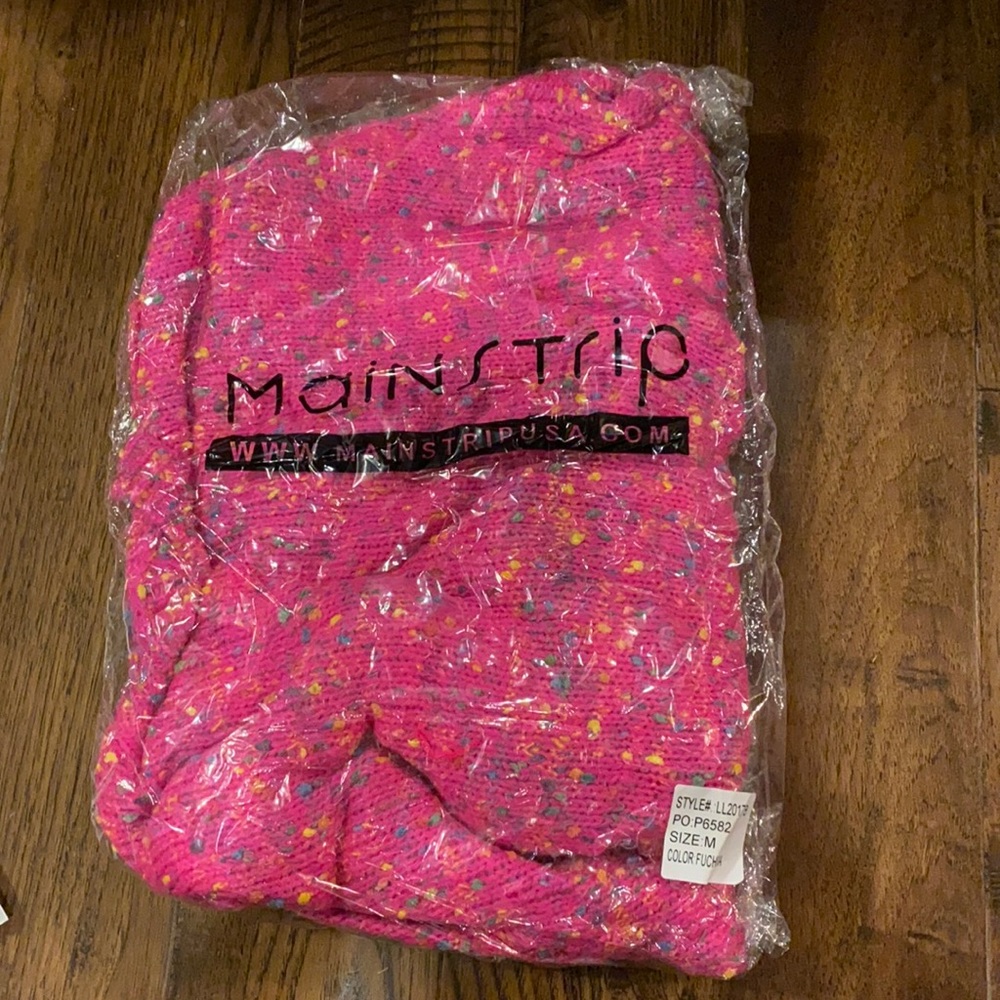 Pink sweater